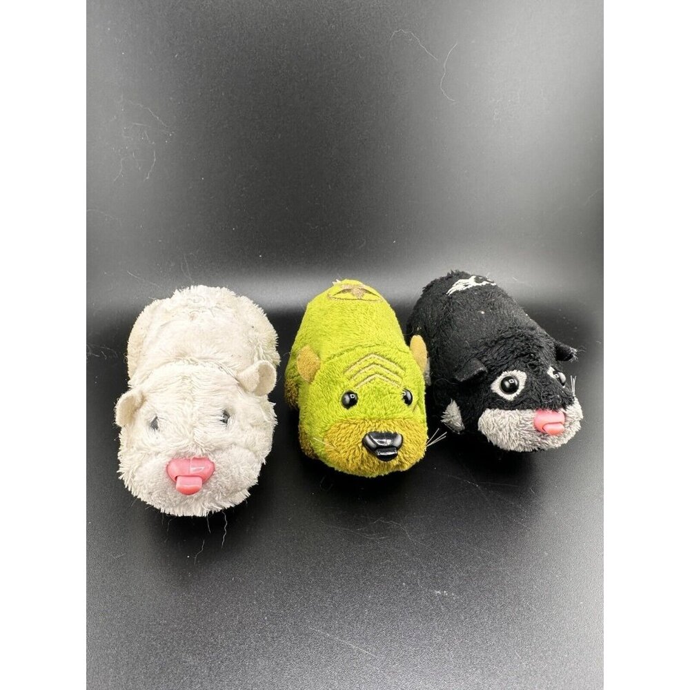 Zhu Zhu Pets Hamsters Zuzu Animated Animals Lot 3 All Tested‎ Working 2008 READ